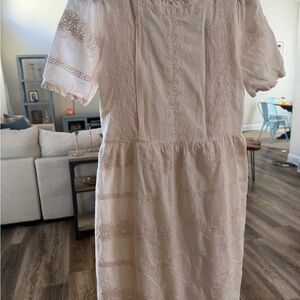 Roolee Cream Lace Dress